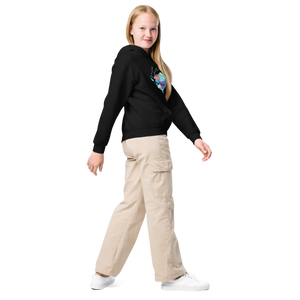 Comfortable Youth Hoodie - Swim Team Fish Heavy Blend - Dipaliz - Hoodies