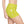 Lemon Yellow Womens Shorts - Swirl Pattern Summer - Dipaliz