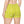 Lemon Yellow Womens Shorts - Swirl Pattern Summer - Dipaliz