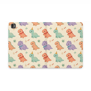 Dipaliz Tablet Folio Case Kawaii Dino Vegan Leather - Mobile Phone Cases