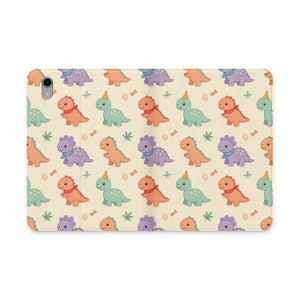 Dipaliz Tablet Folio Case Kawaii Dino Vegan Leather - Mobile Phone Cases