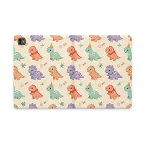 Dipaliz Tablet Folio Case Kawaii Dino Vegan Leather - Mobile Phone Cases