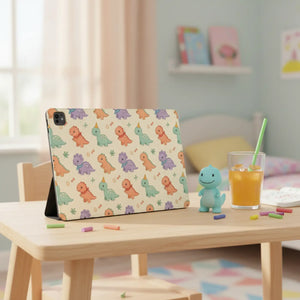 Dipaliz Tablet Folio Case Kawaii Dino Vegan Leather - Mobile Phone Cases