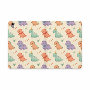 Dipaliz Tablet Folio Case Kawaii Dino Vegan Leather - Mobile Phone Cases