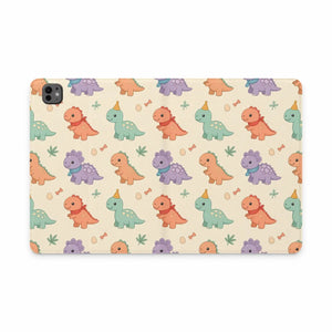 Dipaliz Tablet Folio Case Kawaii Dino Vegan Leather - Mobile Phone Cases