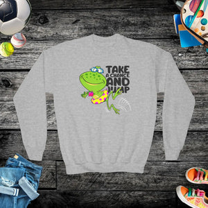 Cozy Youth Crewneck Sweatshirt - Cotton Blend Comfort - Dipaliz - Sweatshirts