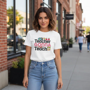 Dipaliz Teacher Gonna Teach Organic Unisex Classic t Shirt - T-shirts - s