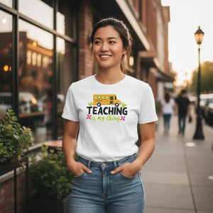 Dipaliz Teacher Pride Organic Unisex Classic Cotton Shirt - T-shirts - s