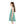 Girls Sleeveless Sundress Teal Pattern Summer Style Dipaliz - Dresses