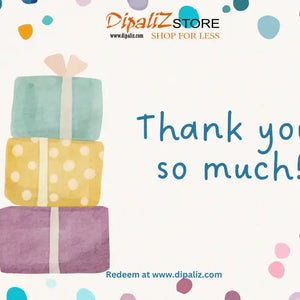Gift Card - Stylish Dipaliz Heartfelt Message Thank you - Cards