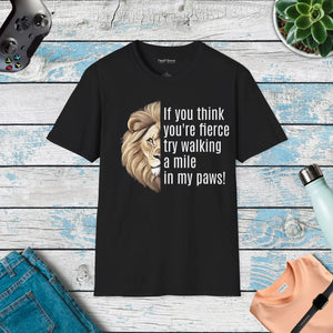 Bold Unisex Softstyle t Shirt - Fierce Print Cotton - Dipaliz - T-shirts