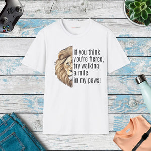 Bold Unisex Softstyle t Shirt - Fierce Print Cotton - Dipaliz - T-shirts