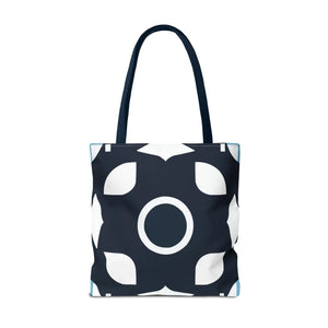Abstract Black and White Tote Bag - Polyester - Dipaliz - Bags
