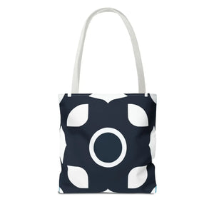 Abstract Black and White Tote Bag - Polyester - Dipaliz - Bags