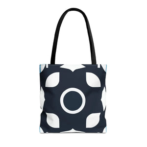 Abstract Black and White Tote Bag - Polyester - Dipaliz - Bags