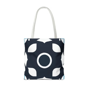 Abstract Black and White Tote Bag - Polyester - Dipaliz - Bags