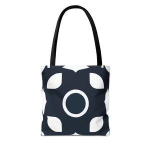 Abstract Black and White Tote Bag - Polyester - Dipaliz - Bags
