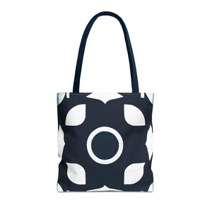 Abstract Black and White Tote Bag - Polyester - Dipaliz - Bags
