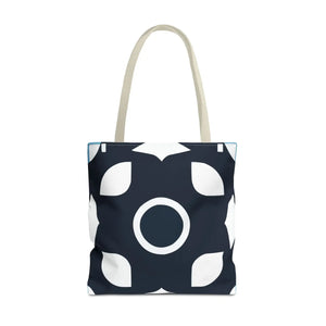 Abstract Black and White Tote Bag - Polyester - Dipaliz - Bags