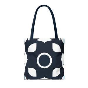 Abstract Black and White Tote Bag - Polyester - Dipaliz - Bags