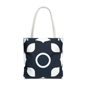 Abstract Black and White Tote Bag - Polyester - Dipaliz - Bags