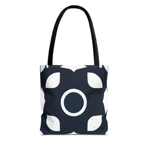 Abstract Black and White Tote Bag - Polyester - Dipaliz - Bags