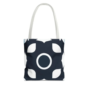 Abstract Black and White Tote Bag - Polyester - Dipaliz - Bags