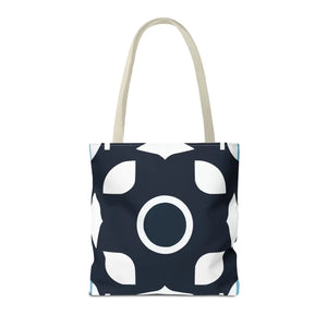 Abstract Black and White Tote Bag - Polyester - Dipaliz - Bags