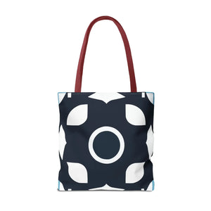 Abstract Black and White Tote Bag - Polyester - Dipaliz - Bags