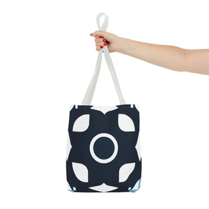 Abstract Black and White Tote Bag - Polyester - Dipaliz - Bags