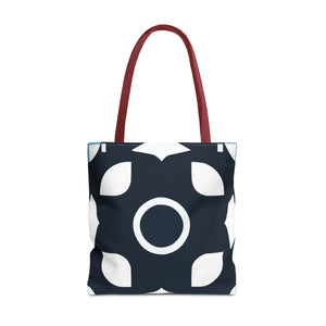 Abstract Black and White Tote Bag - Polyester - Dipaliz - Bags