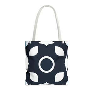 Abstract Black and White Tote Bag - Polyester - Dipaliz - Bags