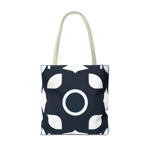 Abstract Black and White Tote Bag - Polyester - Dipaliz - Bags