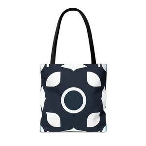 Abstract Black and White Tote Bag - Polyester - Dipaliz - Bags