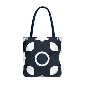 Abstract Black and White Tote Bag - Polyester - Dipaliz - Bags