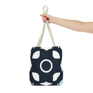 Abstract Black and White Tote Bag - Polyester - Dipaliz - Bags