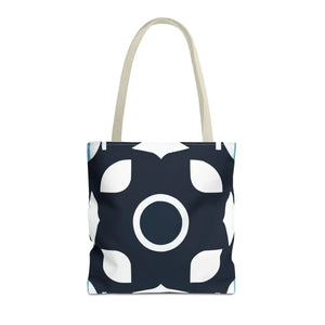 Abstract Black and White Tote Bag - Polyester - Dipaliz - Bags