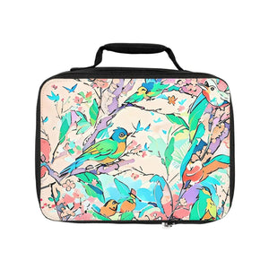 Insulated Neoprene Lunch Bag - Birds and Trees - Dipaliz - Bags