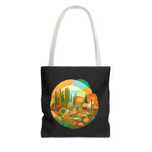 Durable Print Tote Bag - Trees Landscape Polyester - Dipaliz - Bags