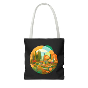 Durable Print Tote Bag - Trees Landscape Polyester - Dipaliz - Bags