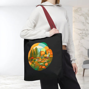 Durable Print Tote Bag - Trees Landscape Polyester - Dipaliz - Bags