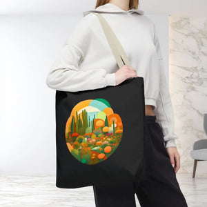 Durable Print Tote Bag - Trees Landscape Polyester - Dipaliz - Bags