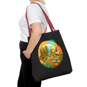 Durable Print Tote Bag - Trees Landscape Polyester - Dipaliz - Bags