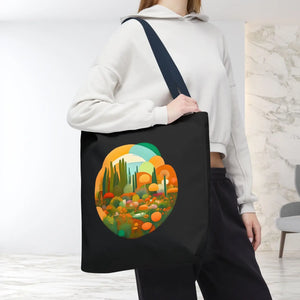 Durable Print Tote Bag - Trees Landscape Polyester - Dipaliz - Bags