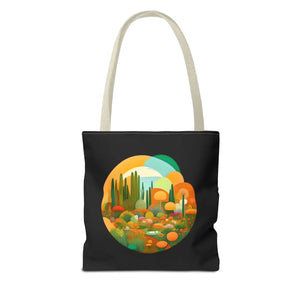 Durable Print Tote Bag - Trees Landscape Polyester - Dipaliz - Bags