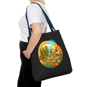 Durable Print Tote Bag - Trees Landscape Polyester - Dipaliz - Bags