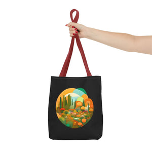Durable Print Tote Bag - Trees Landscape Polyester - Dipaliz - Bags