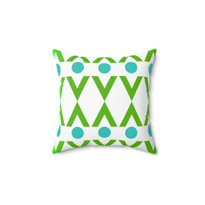 Geometric Polyester Square Pillow Circles Shapes - Dipaliz - Pillows
