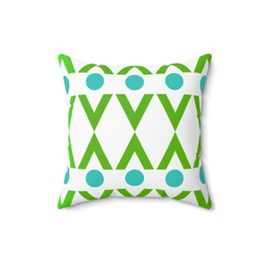 Geometric Polyester Square Pillow Circles Shapes - Dipaliz - Pillows