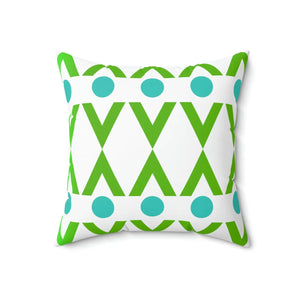 Geometric Polyester Square Pillow Circles Shapes - Dipaliz - Pillows